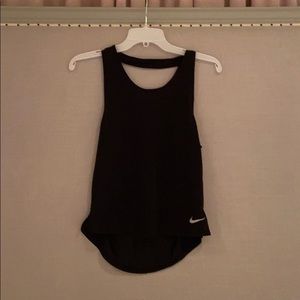 Black Nike Mesh Razorback Tank || Size S